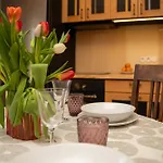 Authentic Estonian Wood Interior Apartment, Sunset Balcony Views, Lahemaa *