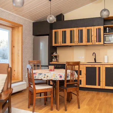 Authentic Estonian Wood Interior Apartment, Sunset Balcony Views, Lahemaa