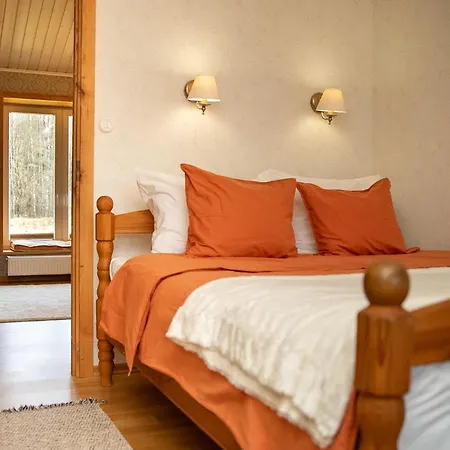 Daire Authentic Estonian Wood Interior Apartment, Sunset Balcony Views, Lahemaa