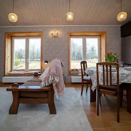 Authentic Estonian Wood Interior Apartment, Sunset Balcony Views, Lahemaa *